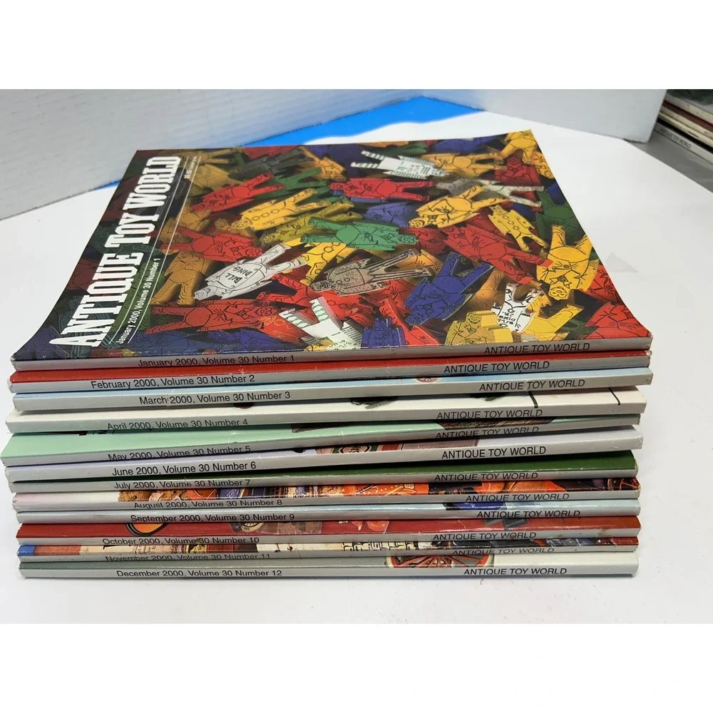 Antique Toy World Magazine Collection 2000 12 Issues Vintage Toy Collector Hobby